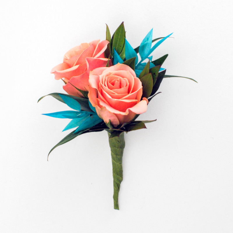 Summer Nights Spray Rose Boutonniere - Same Day Delivery