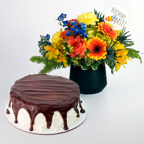 Birthday Blast Bundle with Cannoli Cake