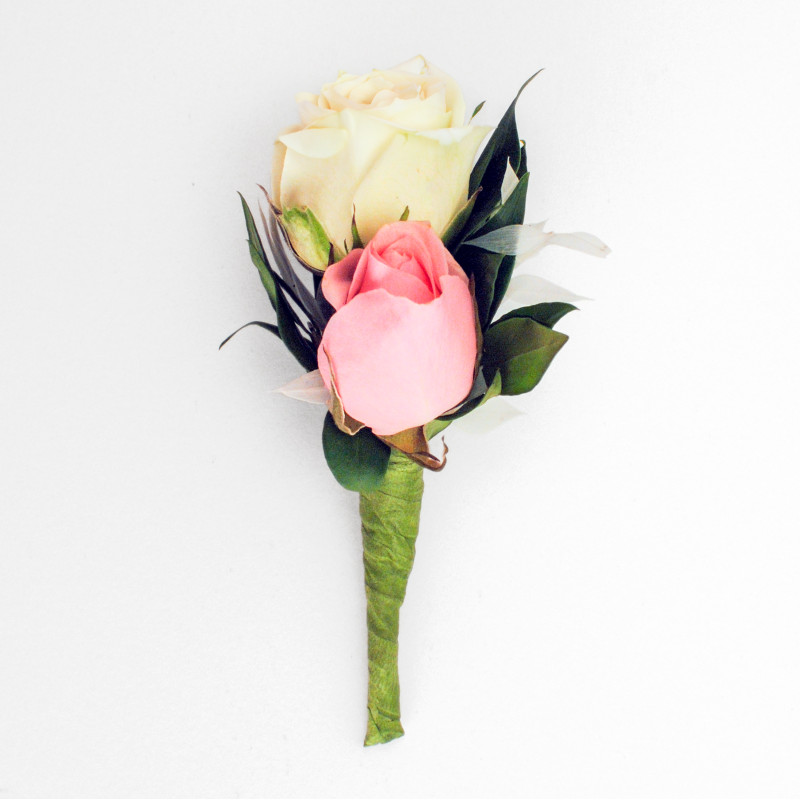 Whimsical Rose Boutonniere - Same Day Delivery