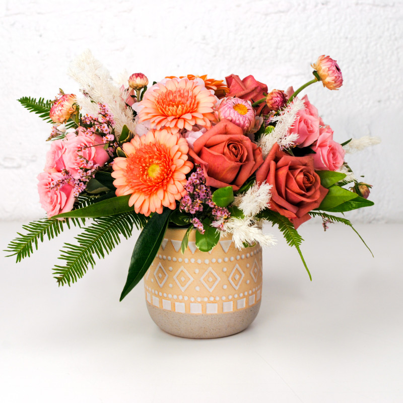 Boho Blush Bouquet - Same Day Delivery