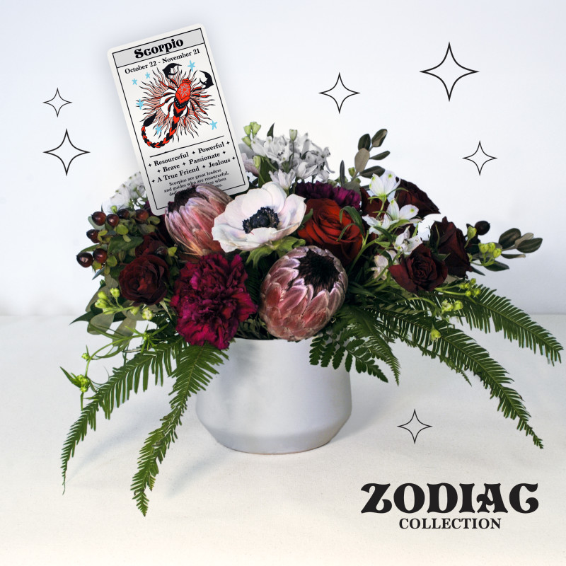 Zodiac Collection SCORPIO Bouquet - Same Day Delivery