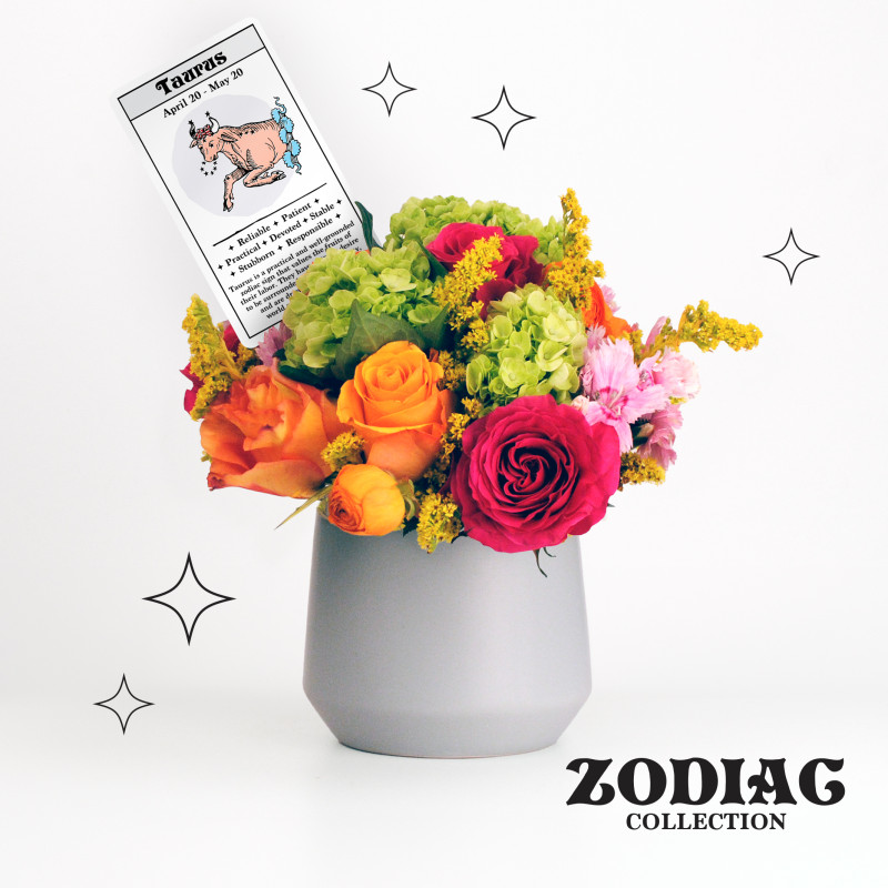 Zodiac Collection TAURUS Bouquet - Same Day Delivery