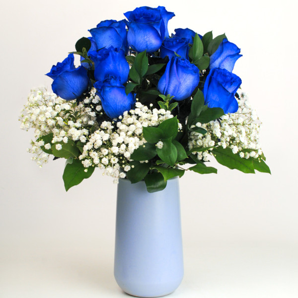 Modern Love Blue Rose Bouquet