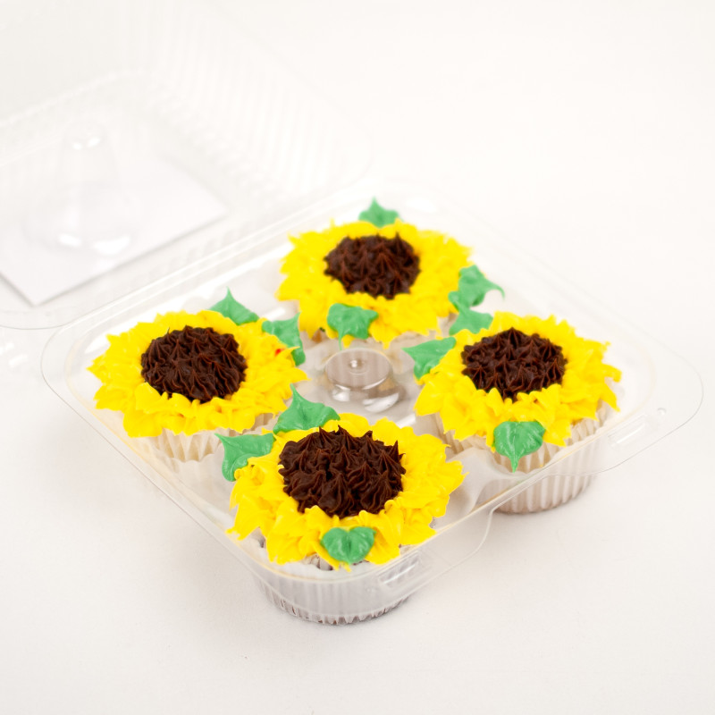 Smiley Sunflower Cupcake Collection - Same Day Delivery