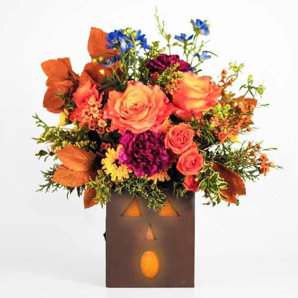 Glowing Jack O Lantern Orange