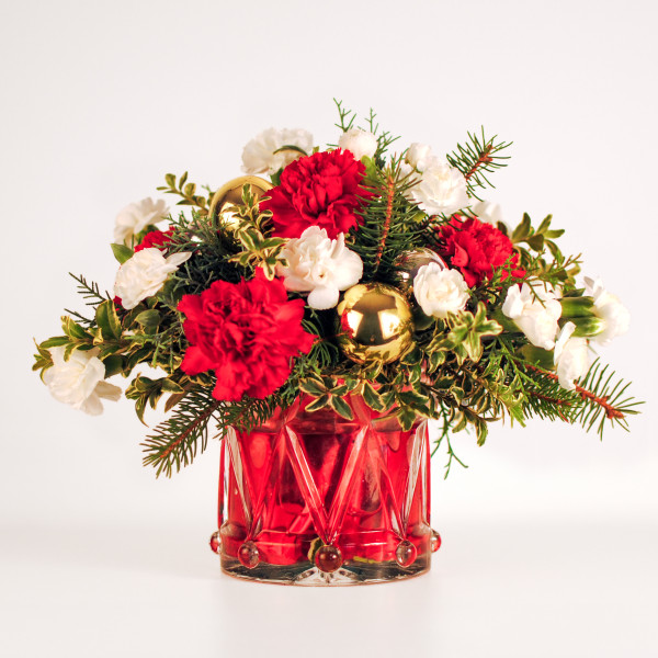 Yuletide Drum Bouquet