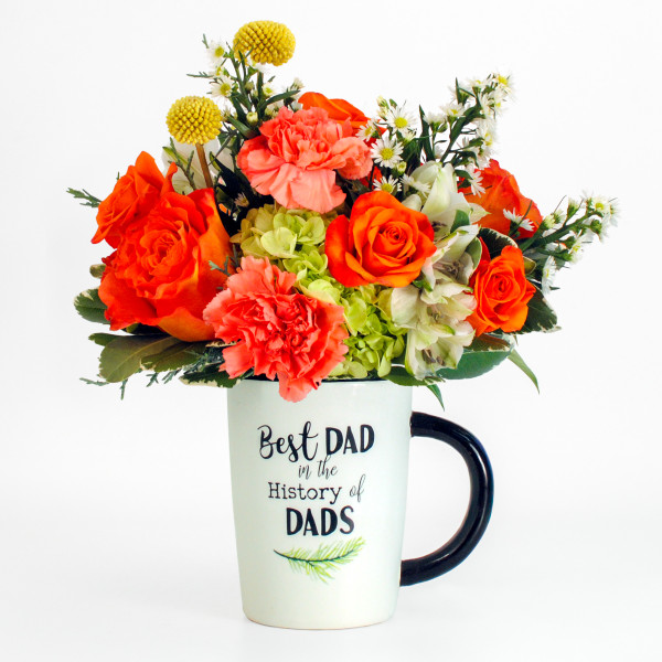 Best Dad Mug Bouquet
