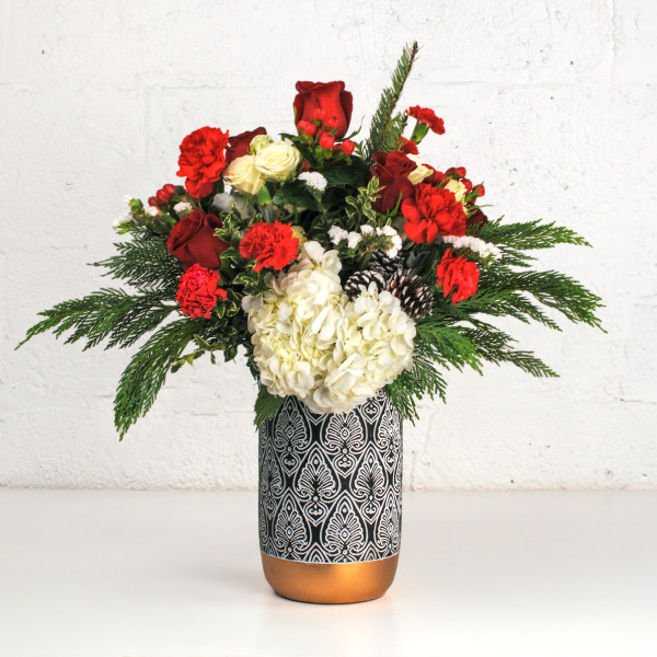 Holiday Harmony Grande Statement Vase