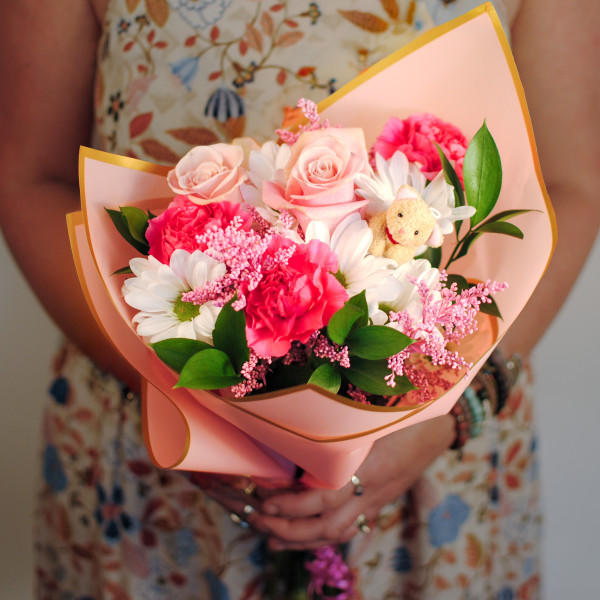 Kitty Cuddle Bloom Bouquet