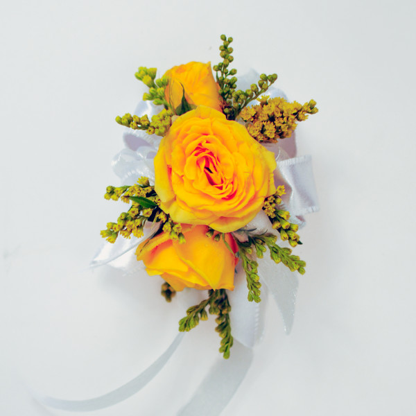 Sunshine Pop Wrist Corsage