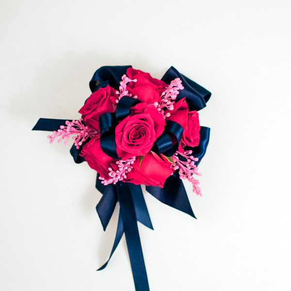 Midnight Romance Wrist Corsage 