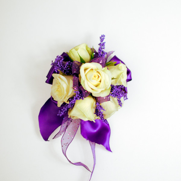 Purple Haze Wrist Corsage 