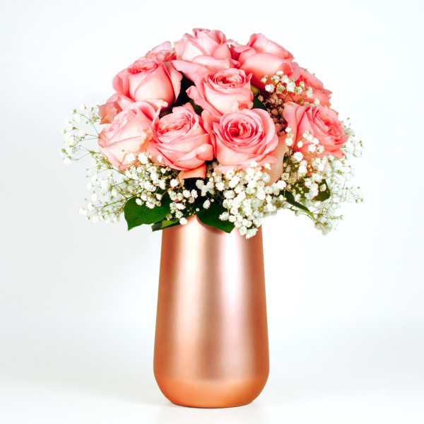 Modern Love Pink Expression Dozen Roses