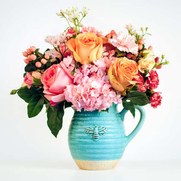 Honeybee Pitcher Bouquet