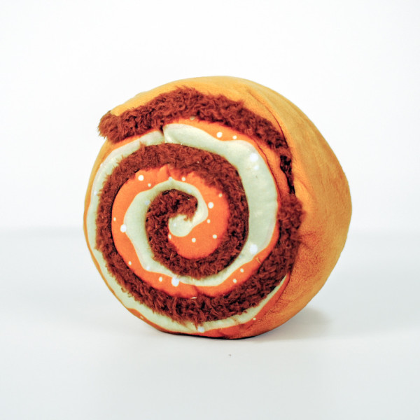Cinnamon Bun Dog Toy
