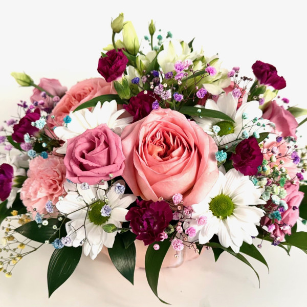 Blushing Meadow Centerpiece