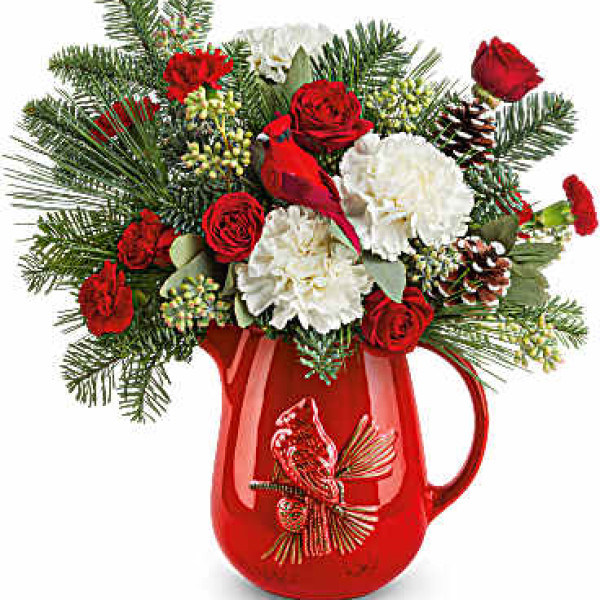 Teleflora Scarlet Cardinal Bouquet