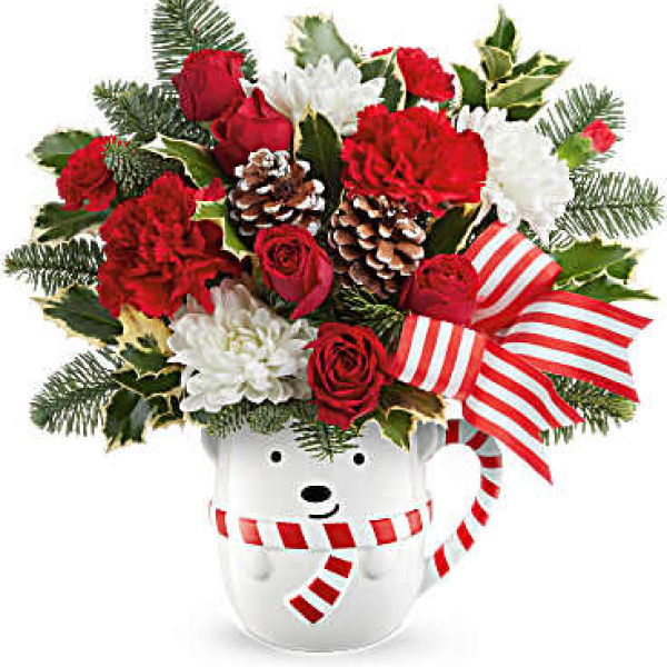 Teleflora Cozy Cub Wish Bouquet 