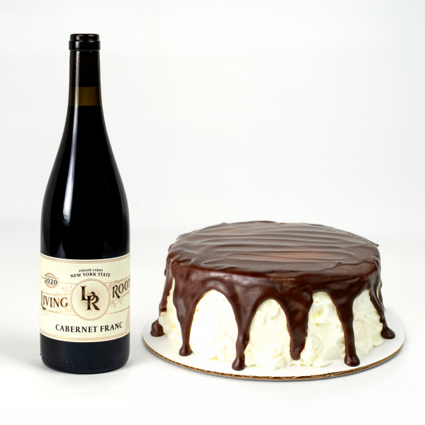 Cab Franc and Cannoli Cake
