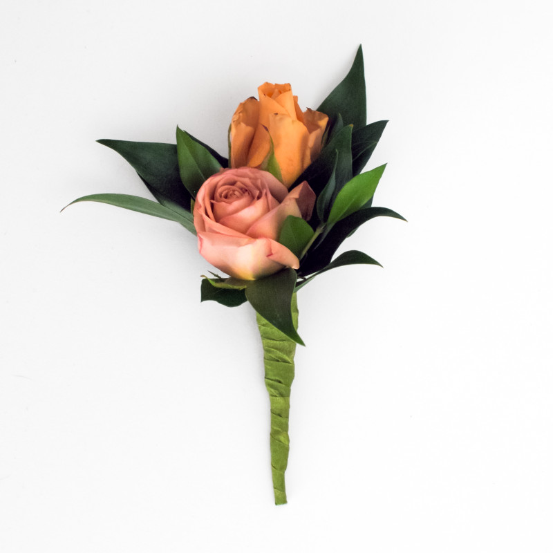 Best Selling Spray Rose Boutonniere Cappuccino  - Same Day Delivery