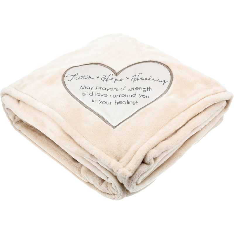 Heartfelt and Healing Plush Blanket - Same Day Delivery