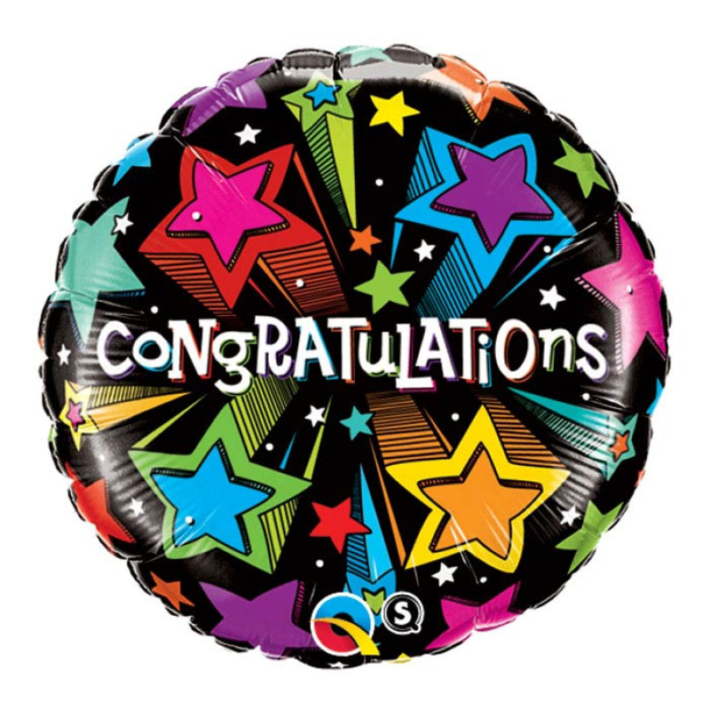 Congratulations Mylar Balloon - Same Day Delivery