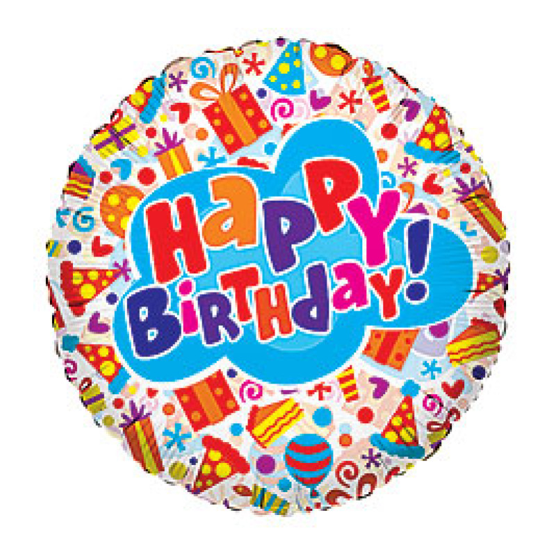 Happy Birthday Mylar Balloon - Same Day Delivery