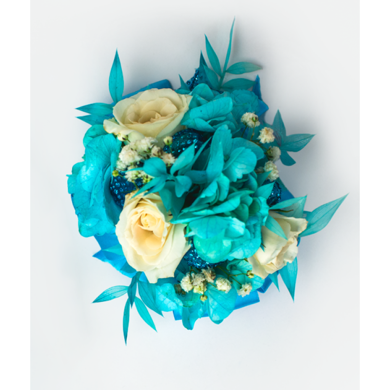 Blue Sky Dreams Corsage - Same Day Delivery