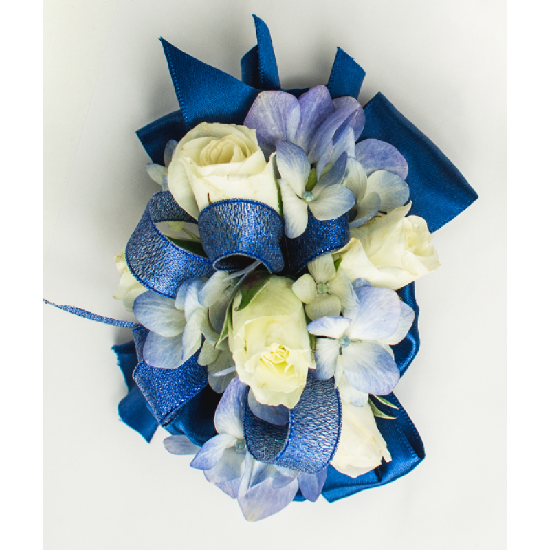 Blue corsage deals