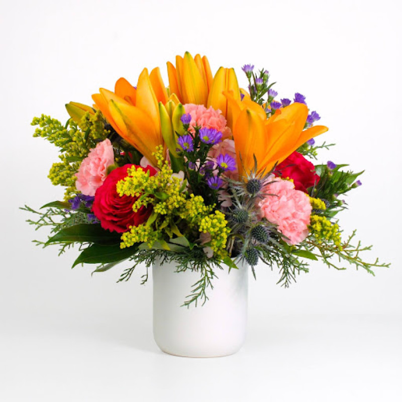 Bright Wild Blooms Petite Bouquet - Same Day Delivery