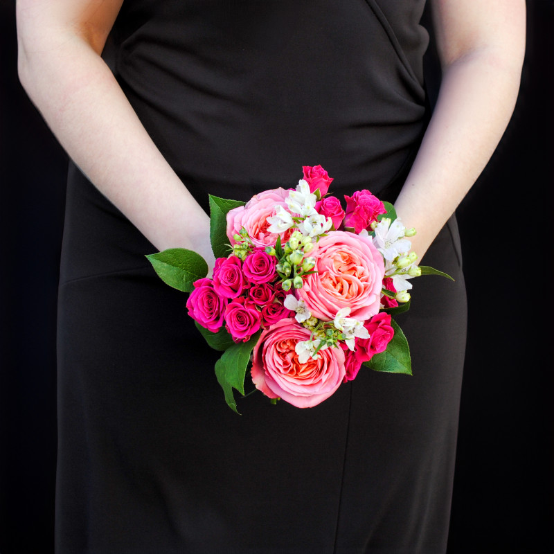 Blushing Beauty Prom Bouquet - Same Day Delivery