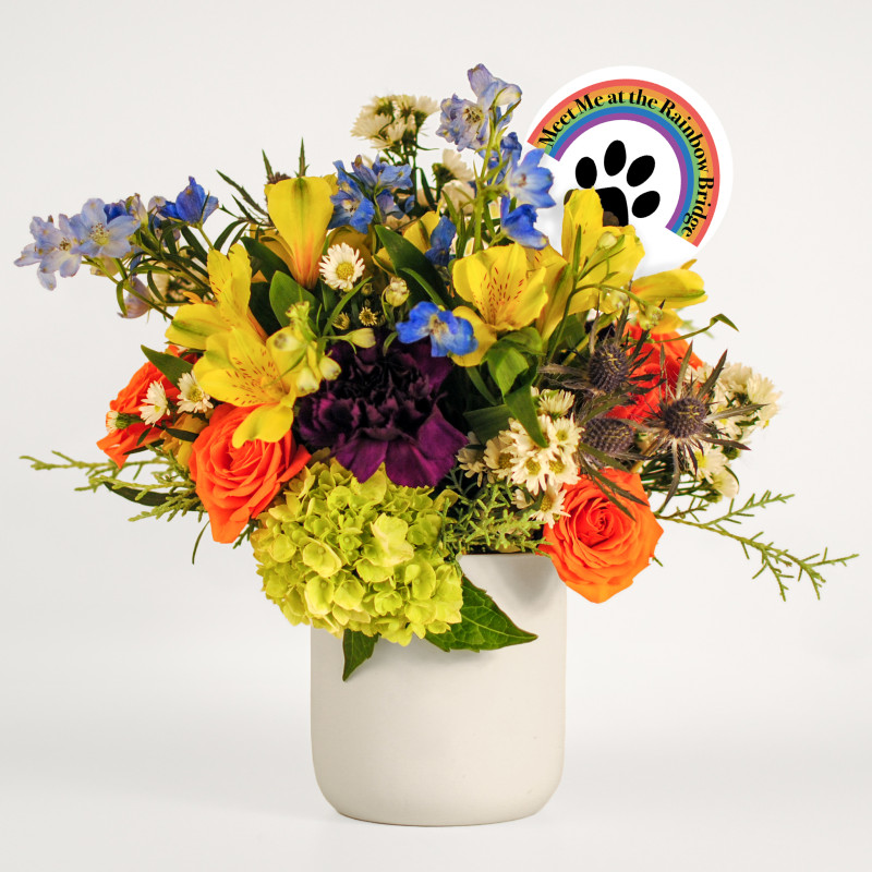 Rainbow Bridge Remembrance Bouquet - Same Day Delivery