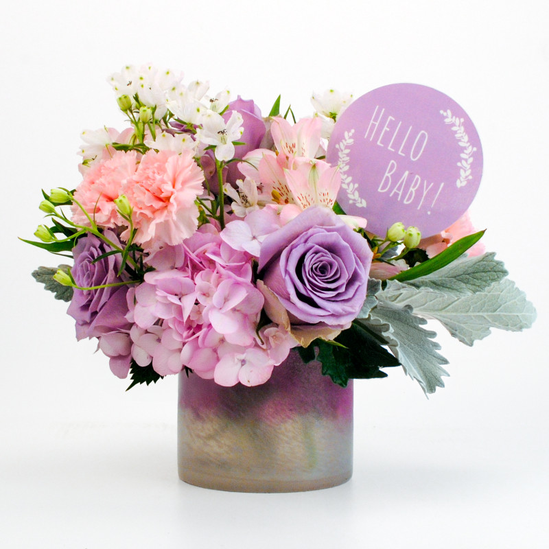 Hello Baby Girl Bouquet - Same Day Delivery