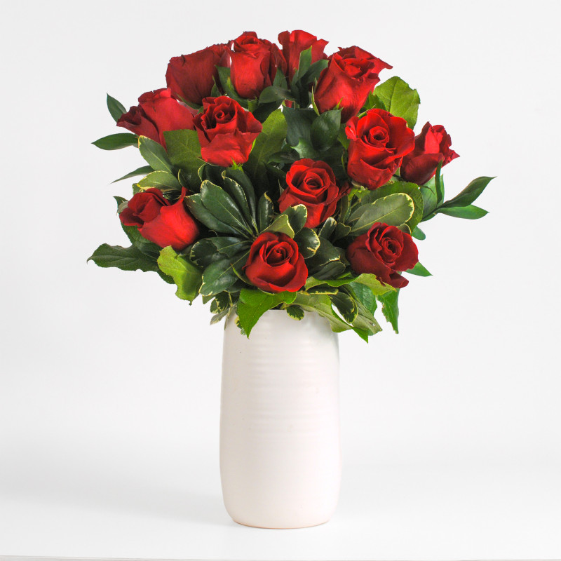 Red Rose Classic Dozen - Same Day Delivery