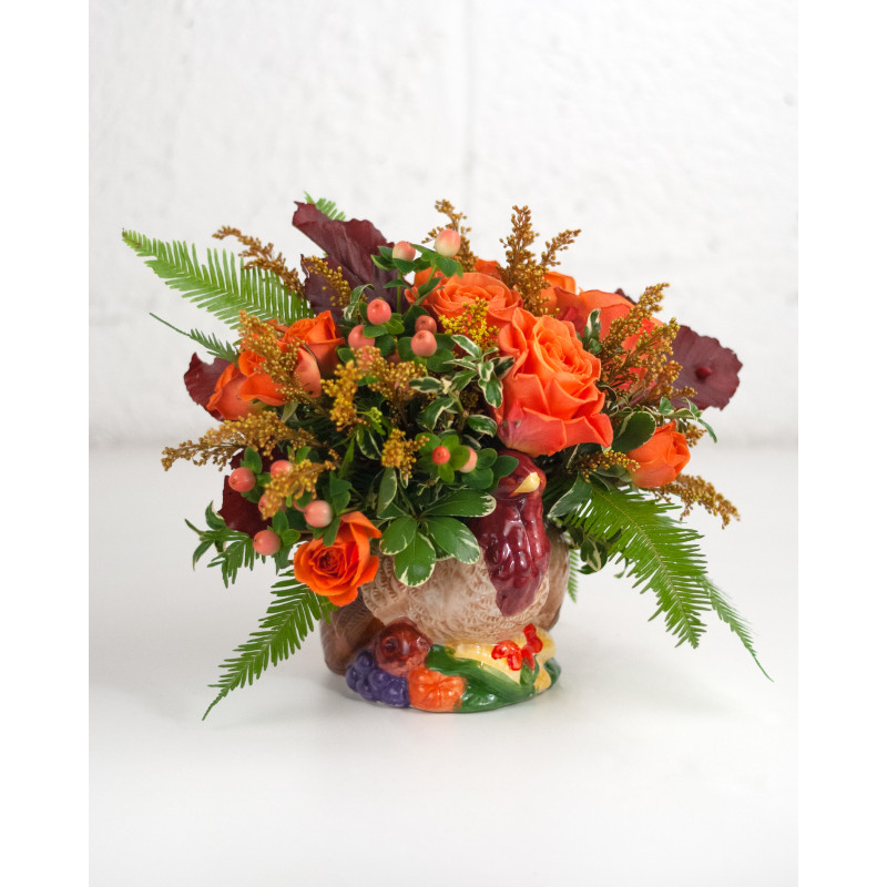Turkey Time Delight Centerpiece - Same Day Delivery