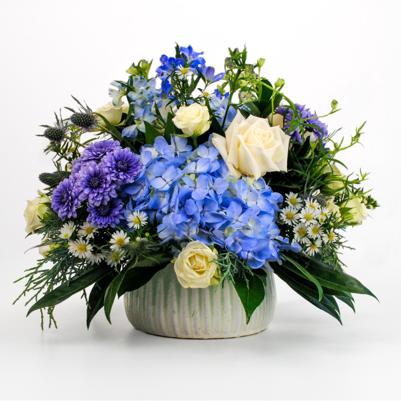 Coastal Calm Centerpiece - Same Day Delivery