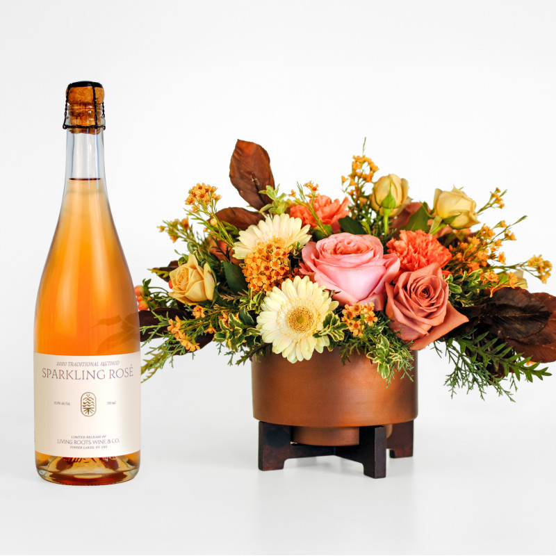 Blush and Bubbles Bundle - Same Day Delivery