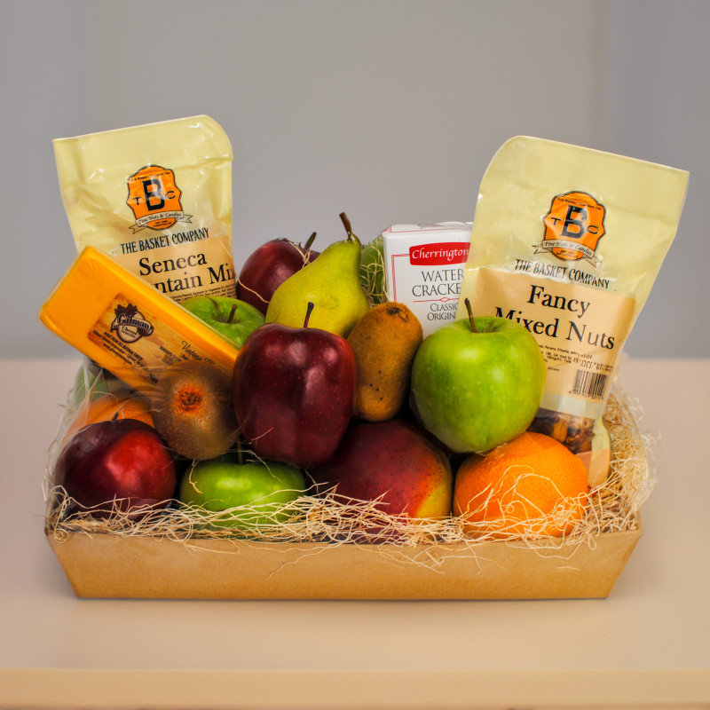 Fruit, Nut, and Cheese Basket - Same Day Delivery