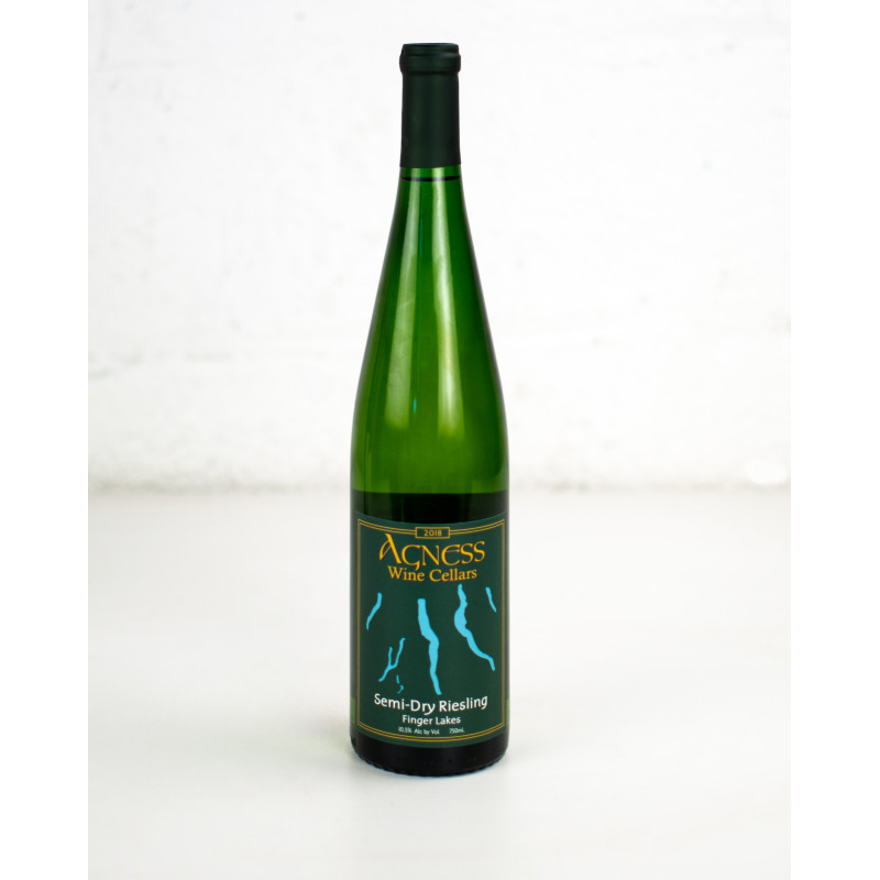 Agness Wine Cellars Finger Lakes Semi-Dry Riesling - Same Day Delivery