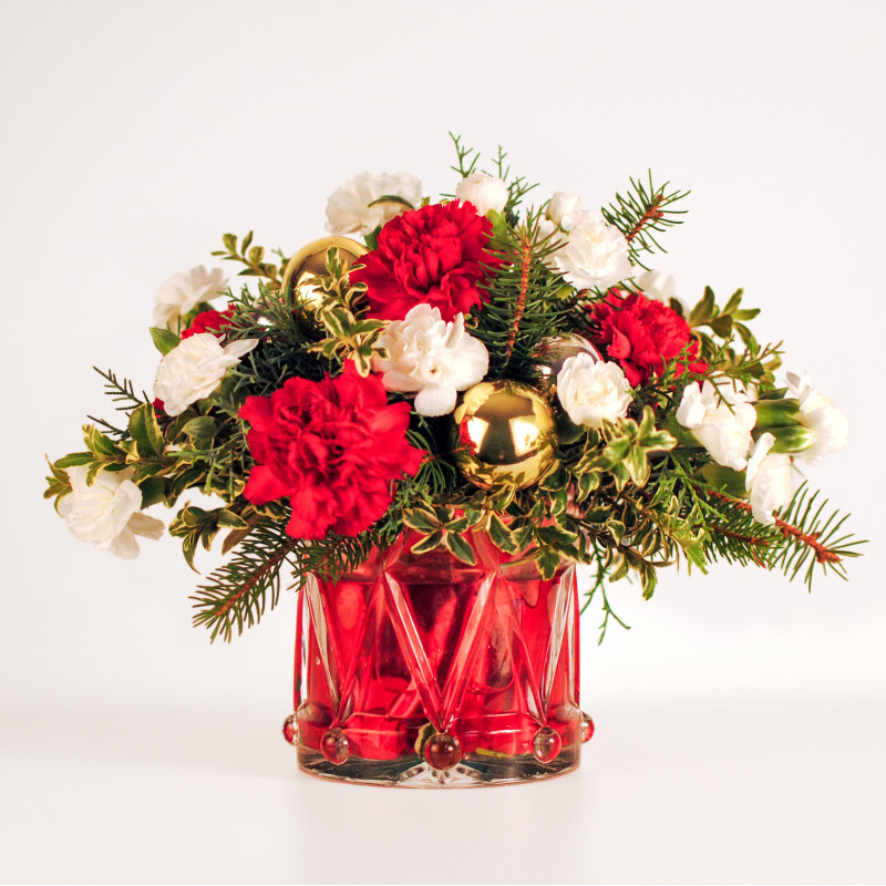 Yuletide Drum Bouquet - Same Day Delivery
