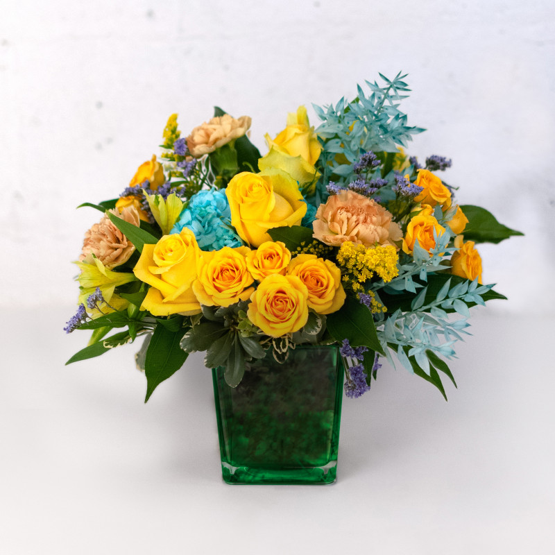 Bright Garden Green Bouquet - Same Day Delivery