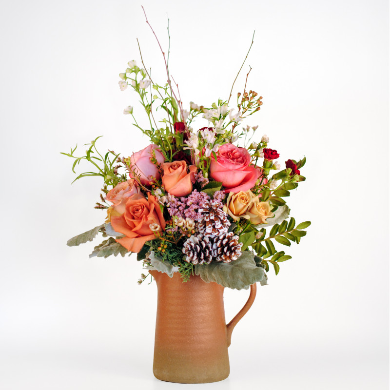 Cottage Christmas Bouquet - Same Day Delivery
