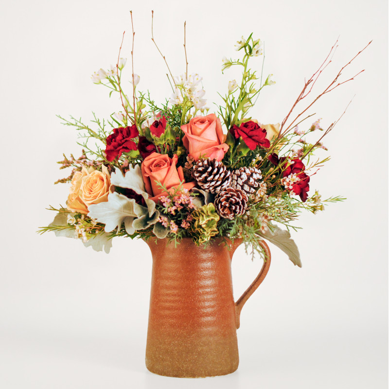 Cottage Christmas Bouquet - Same Day Delivery