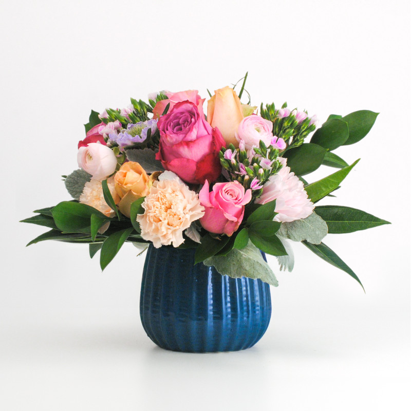 Tranquil Teal Bouquet - Same Day Delivery