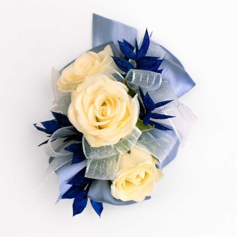 Sapphire Skies Petite Corsage - Same Day Delivery