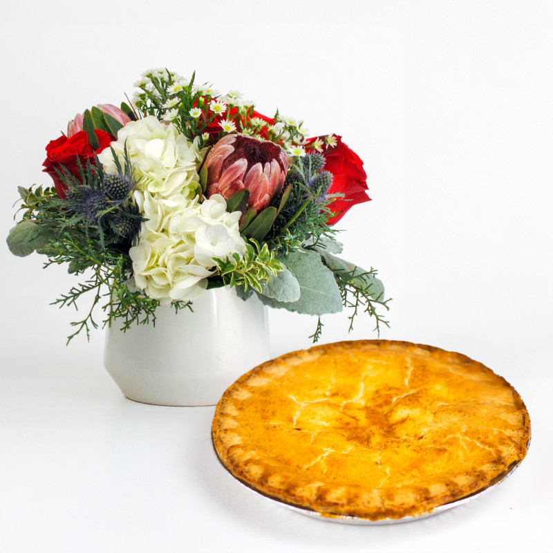 Red, White, and Bloom Duo - Same Day Delivery