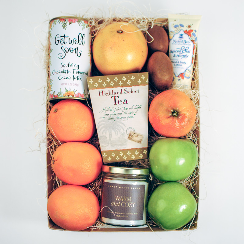 Warm Wishes Wellness Basket - Same Day Delivery