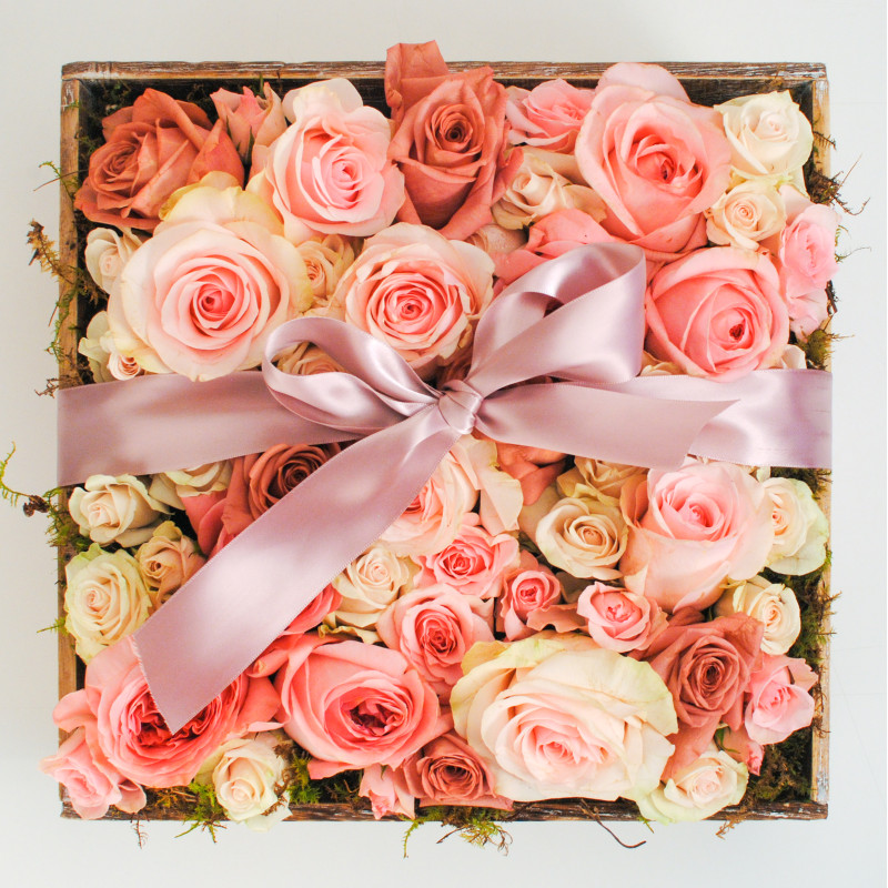 Pink Petals Garden Luxe Box - Same Day Delivery