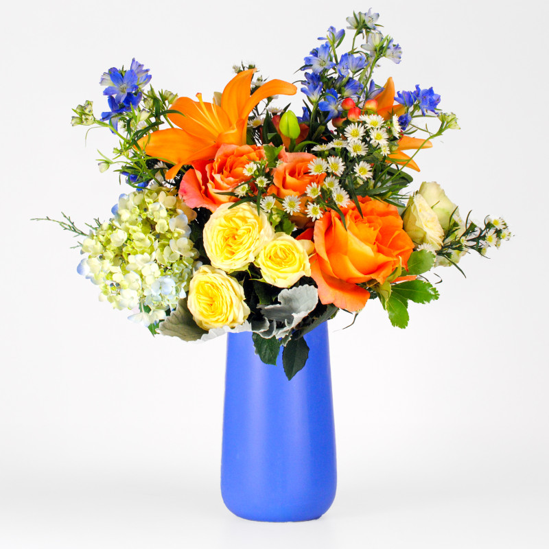 Periwinkle Pop Bouquet - Same Day Delivery