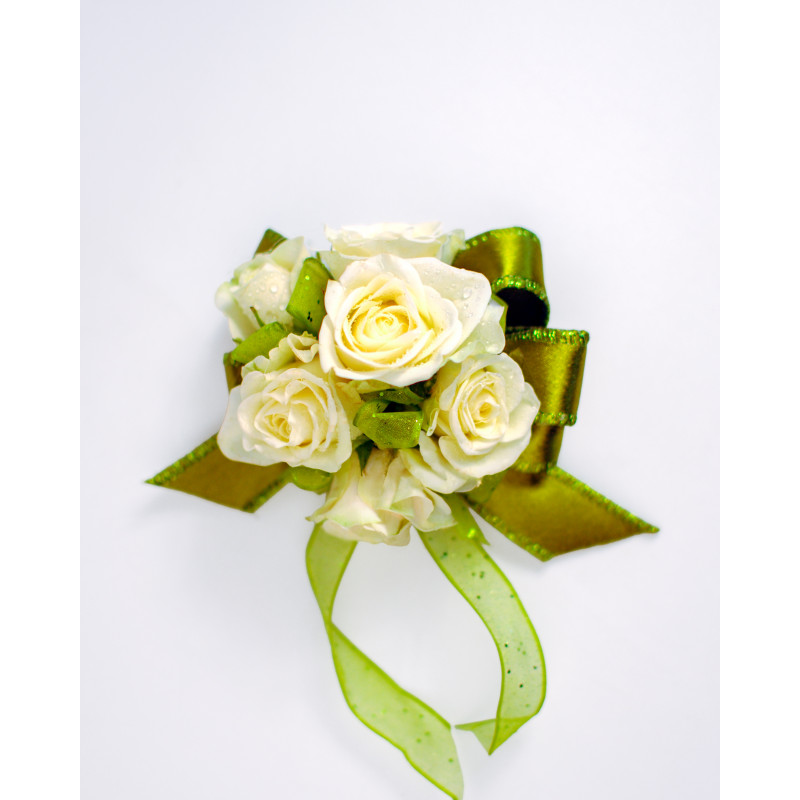 Lime Light Wrist Corsage - Same Day Delivery